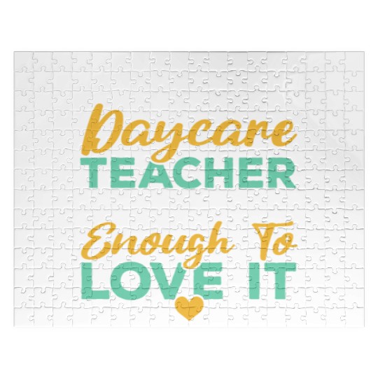 Daycare Teacher Childcare Educator Director Jigsaw Puzzles