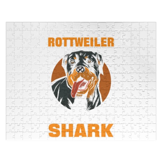 Relax It's a Rottweiler Not a Freakin' Shark Jigsaw Puzzles