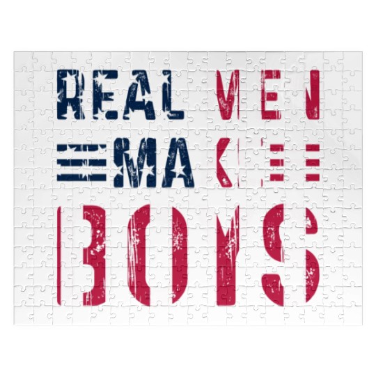 Boy Daddy - Real Men Make Boys Daddy To Be Jigsaw Puzzles