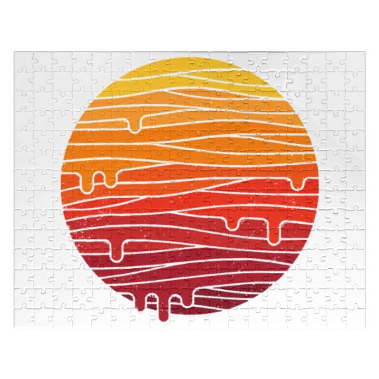 The Mountain Sun and Moon Jigsaw Puzzles