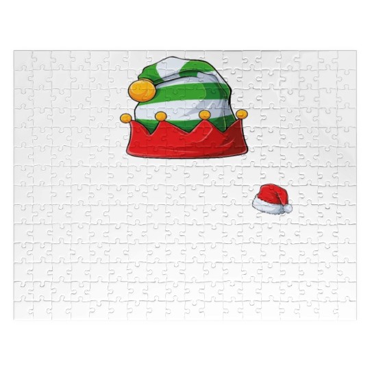 Gamer Elf Family Matching Christmas Group Pajama Jigsaw Puzzles
