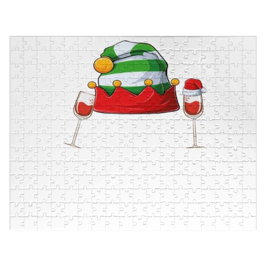 Gamer Elf Family Matching Christmas Group Pajama Jigsaw Puzzles