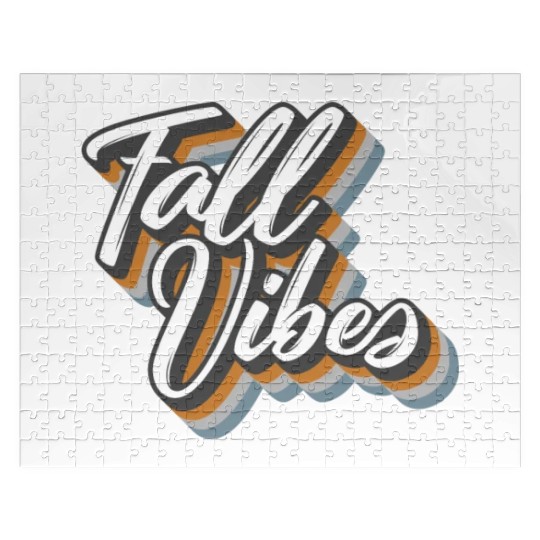 Halloween Theme Fall Vibes Coffee Lover Mug Gift, Jigsaw Puzzles