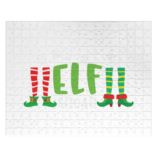 Elf Squad Santa Helpers Watching xmas Jigsaw Puzzles