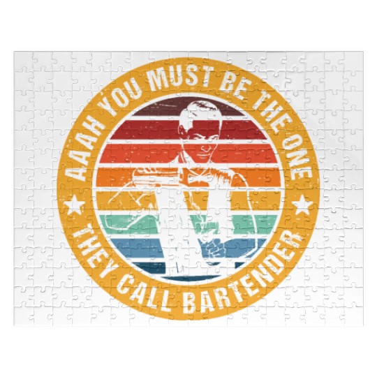 Aaah You Must Be The One They Call Bartender Jigsaw Puzzles