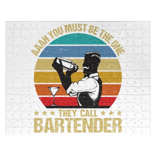 Aaah You Must Be The One They Call Bartender Jigsaw Puzzles
