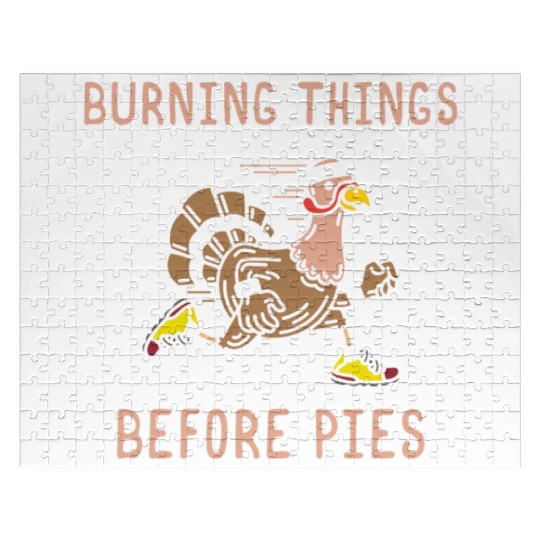 Burning Things Before Pies Gobble Gobble Holiday Jigsaw Puzzles