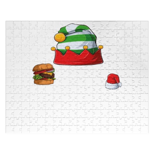 Gamer Elf Family Matching Christmas Group Pajama Jigsaw Puzzles