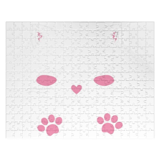 Adorable cat face Jigsaw Puzzles