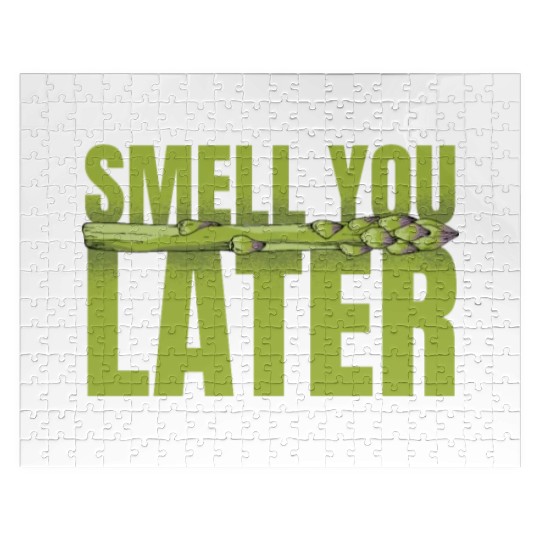 Smell You Later Vegetable Vegan Lover Asparagus Jigsaw Puzzles