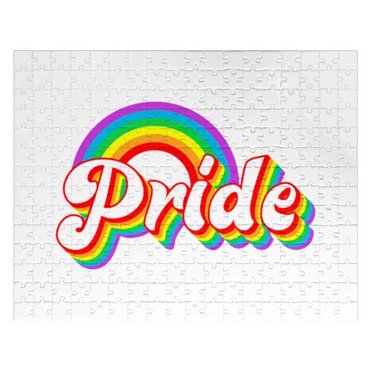 Colorful Pride Rainbow LGBT Jigsaw Puzzles