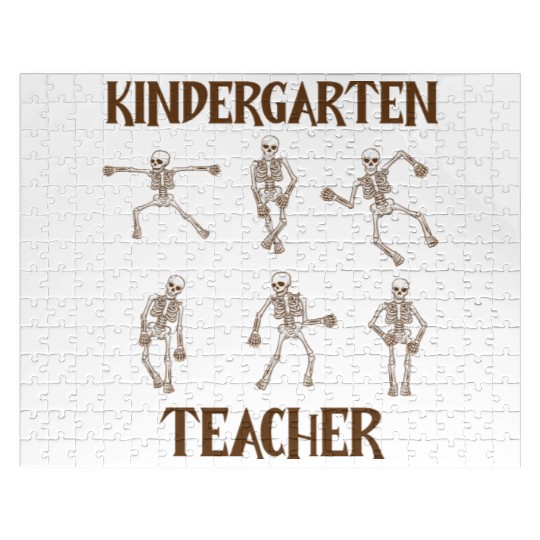 kindergarten teacher halloween Jigsaw Puzzles