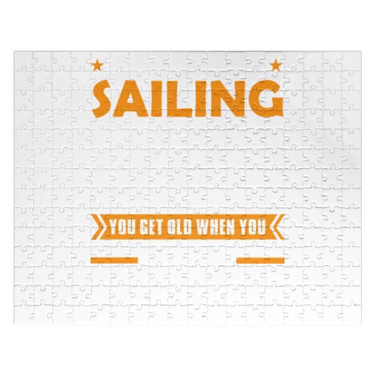 Sailor Sailing Age Retirement Saying Jigsaw Puzzles