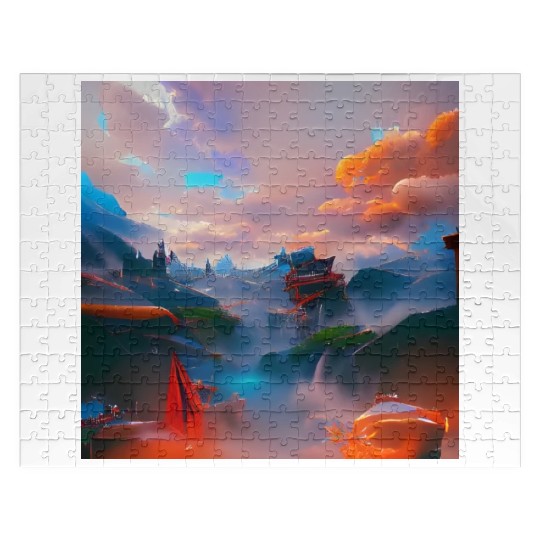 A Timeless World in a Distant Solar System Bright Jigsaw Puzzles
