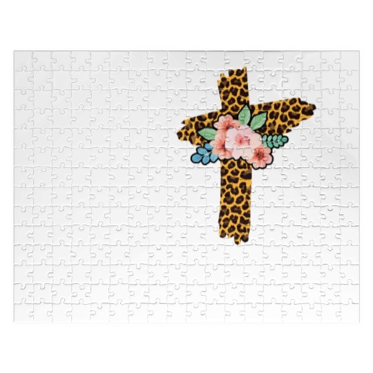 He Is Risen Jesus Christ Cross Easter Sunday Jigsaw Puzzles