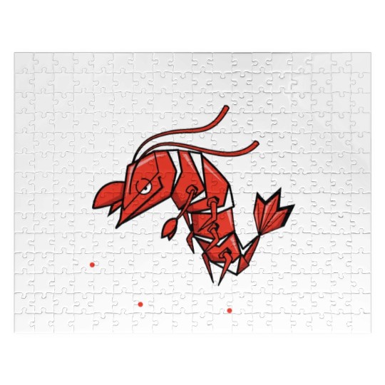 Shrimply Relax - Shrimp -Dwarf shrimp Jigsaw Puzzles