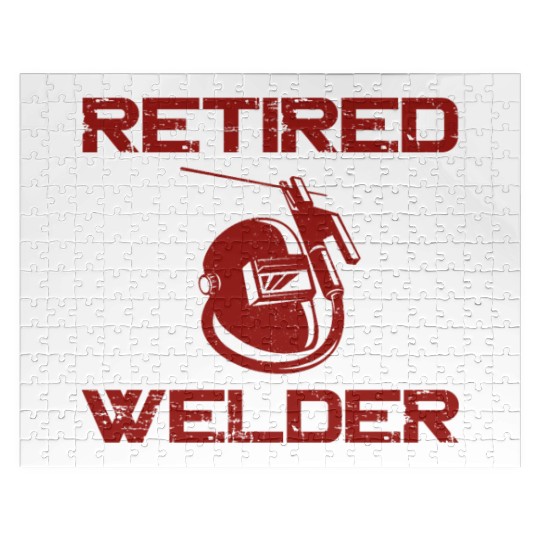 Welder Welding Retirement Vintage Jigsaw Puzzles