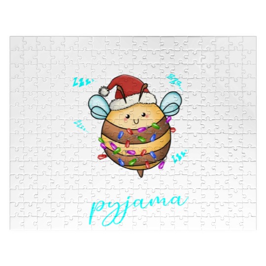 Winter Christmas Pyjama Bee Jigsaw Puzzles