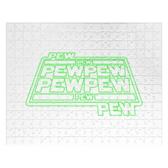 Pew Pew Pew Jigsaw Puzzles