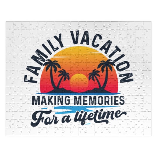 Family Vacation Making Memories Lifetime Jigsaw Puzzles