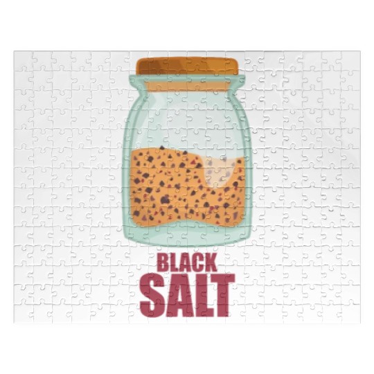 Black Salt Spice Flavor Food Cooking Jigsaw Puzzles