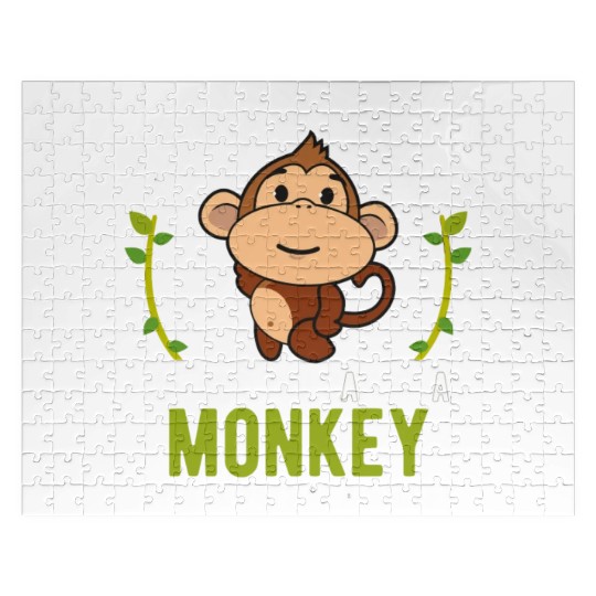 Monkey Be Yourself Unless Be A Monkey Jigsaw Puzzles