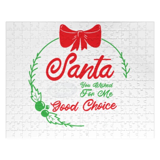 Santa Christmas Wish Holiday Present Pick Up Lines Jigsaw Puzzles