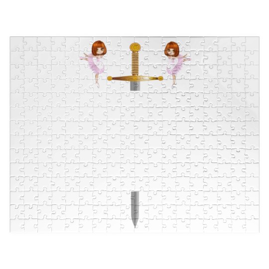 Funny Ballet Gift, A Girl Has No Ballet Costume Jigsaw Puzzles