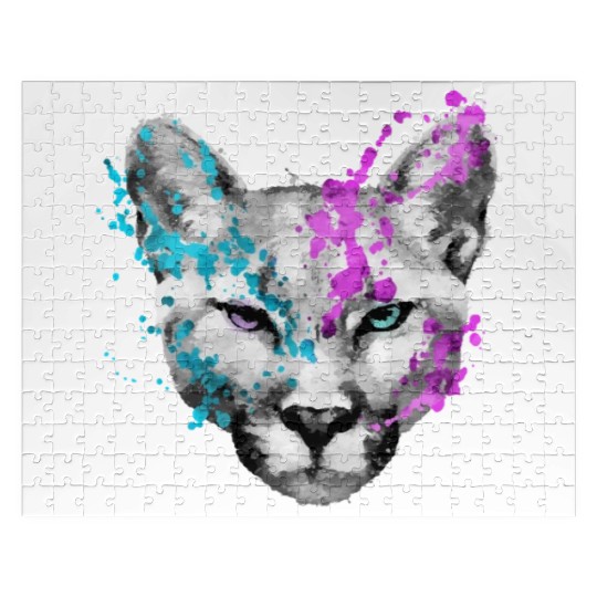 Dramabite mountain lion Jigsaw Puzzles