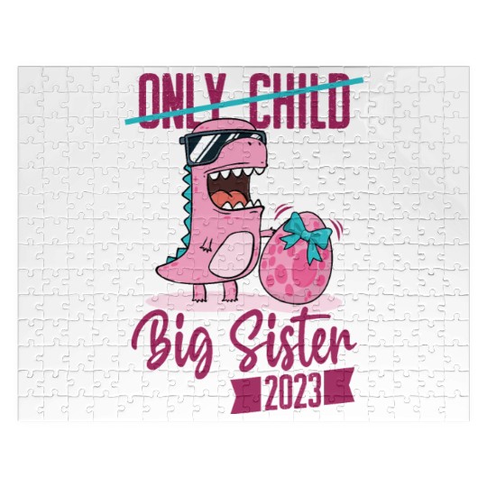 Only Child Big sister 2023 pregnancy baby girls Jigsaw Puzzles