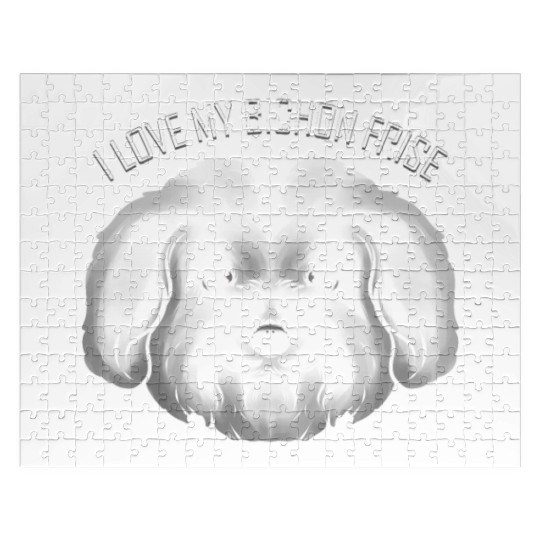 Dog Lover - I Love My Bichon Frise Jigsaw Puzzles