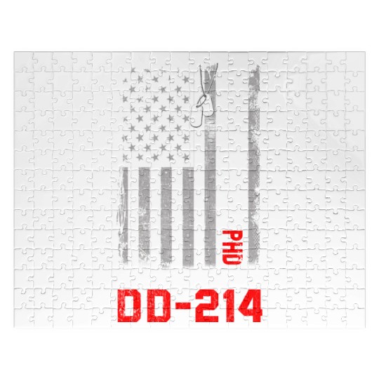 Veterans - I May Not Have A PhD But Have DD-214 Jigsaw Puzzles