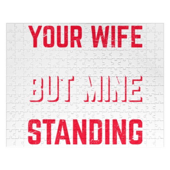 Funny Jiu Jitsu Husband BJJ Jiu-Jitsu My Wife is C Jigsaw Puzzles