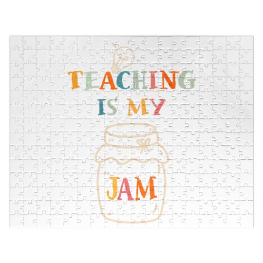 Teaching Is My Jam School Teacher Appreciation Jigsaw Puzzles