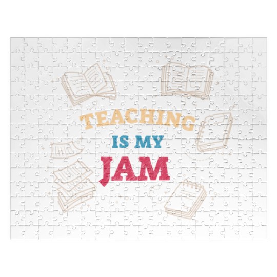 Teaching Is My Jam School Teacher Appreciation Jigsaw Puzzles
