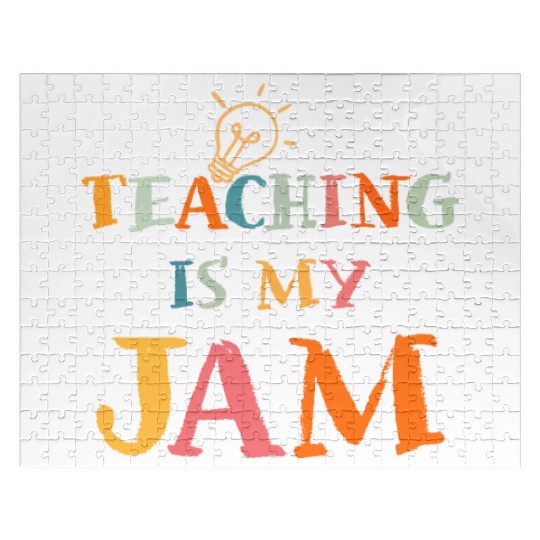 Teaching Is My Jam School Teacher Appreciation Jigsaw Puzzles