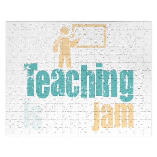 Teaching Is My Jam School Teacher Appreciation Jigsaw Puzzles
