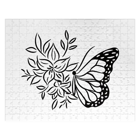 butterfly flower Jigsaw Puzzles