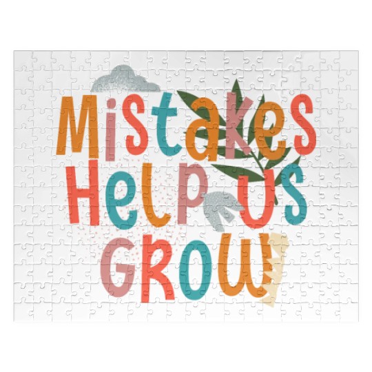 Mistakes Help Us Grow Back To School Motivational Jigsaw Puzzles
