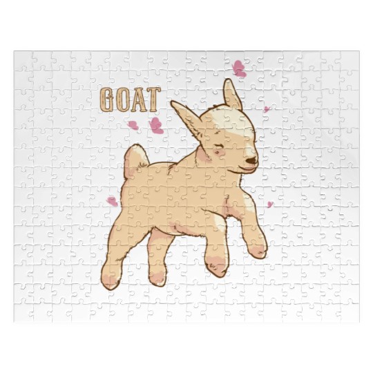 Goat Lover Buy Me A Goat Jigsaw Puzzles
