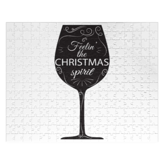 Christmas Drinking Wine, Beer, and Liquor Feelin' Jigsaw Puzzles