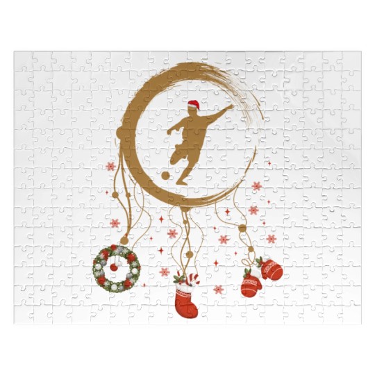 Winter dreamcatcher Christmas Football Jigsaw Puzzles