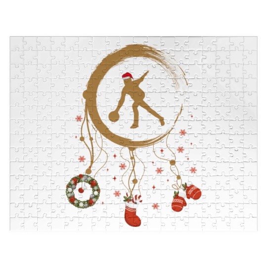 Winter dreamcatcher Christmas Bowling Jigsaw Puzzles