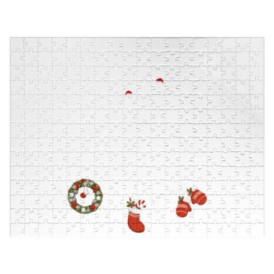 Winter dreamcatcher Christmas Fencing Jigsaw Puzzles