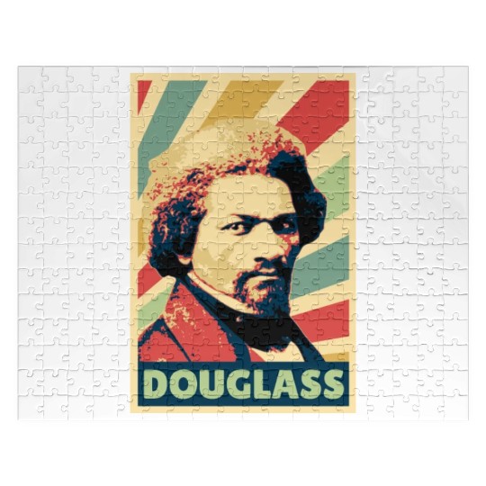 Frederick Douglass Vintage Colors Jigsaw Puzzles