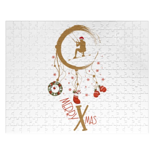 Winter dreamcatcher Christmas Kite Jigsaw Puzzles