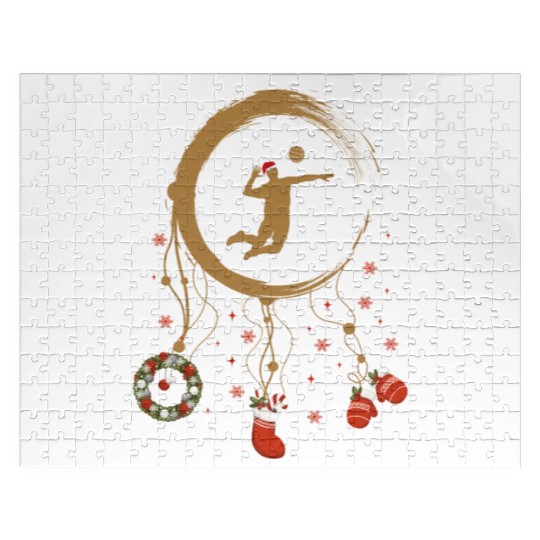 Winter dreamcatcher Christmas Volleyball Jigsaw Puzzles
