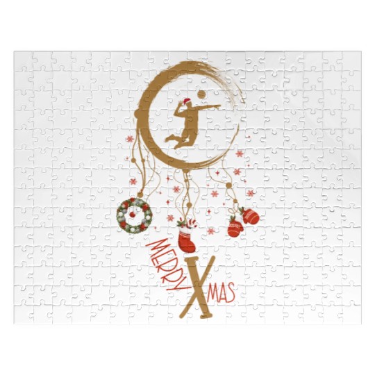 Winter dreamcatcher Christmas Volleyball Jigsaw Puzzles