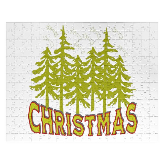 Happy Hallothanksmas Funny Christmas, Classic Jigsaw Puzzles