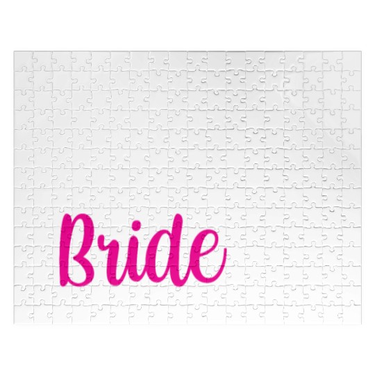 Out Of My Way I'm The Bride Bachelorette Wedding Jigsaw Puzzles